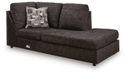 Lentiz RAF Corner Chaise Chenille Next-Gen Nuvella™ Performance Fabric