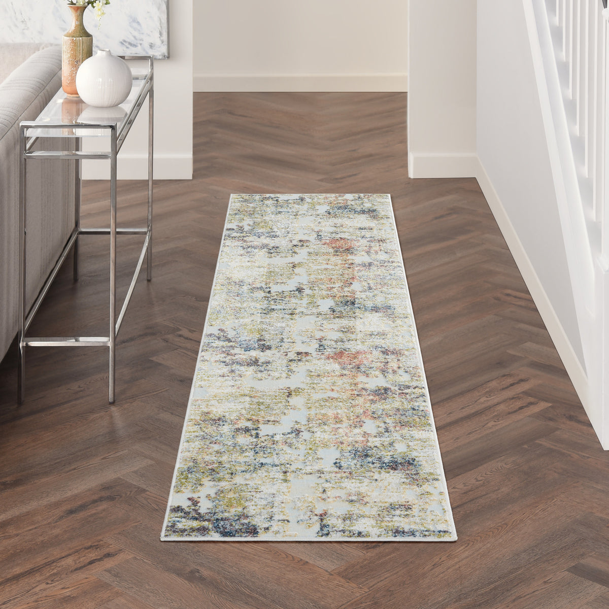 Trance TRC04 Ivory Multicolor Rug - room scene