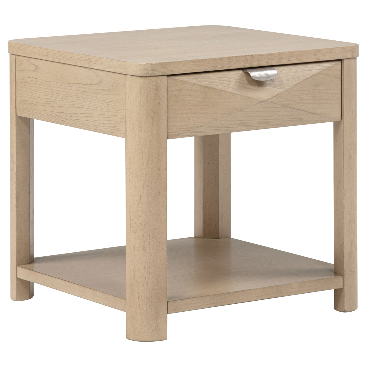 Marcelo 2-piece Coffee Table Set with Storage - Light Elm