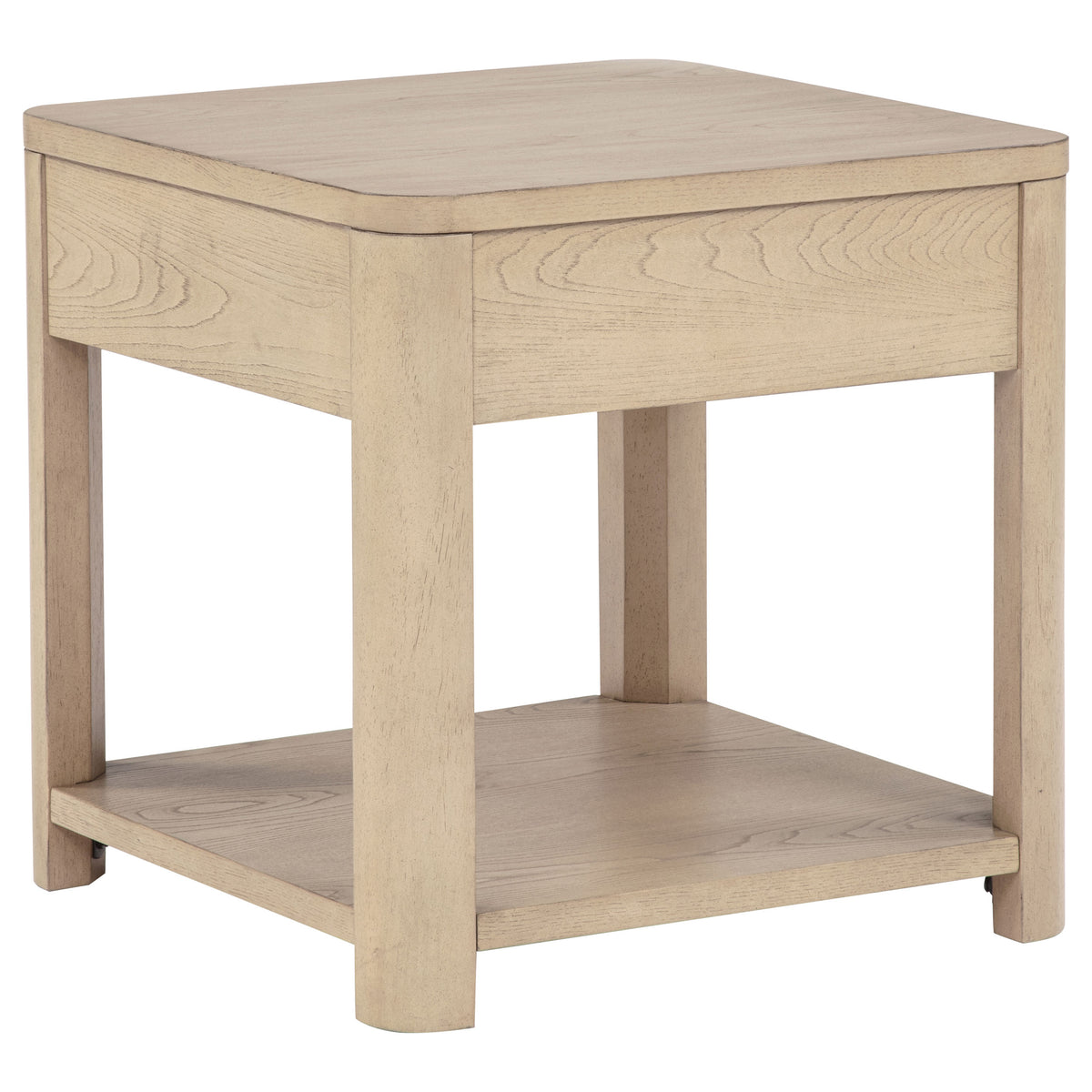 Marcelo 2-piece Coffee Table Set with Storage - Light Elm