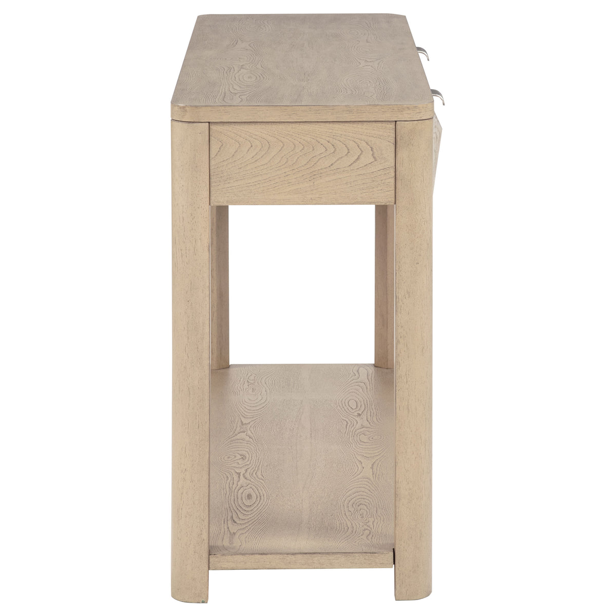 Marcelo Sofa Console Table with 2 Drawers and Shelf - Light Elm