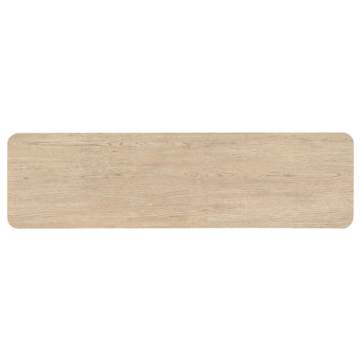 Marcelo Sofa Console Table with 2 Drawers and Shelf - Light Elm