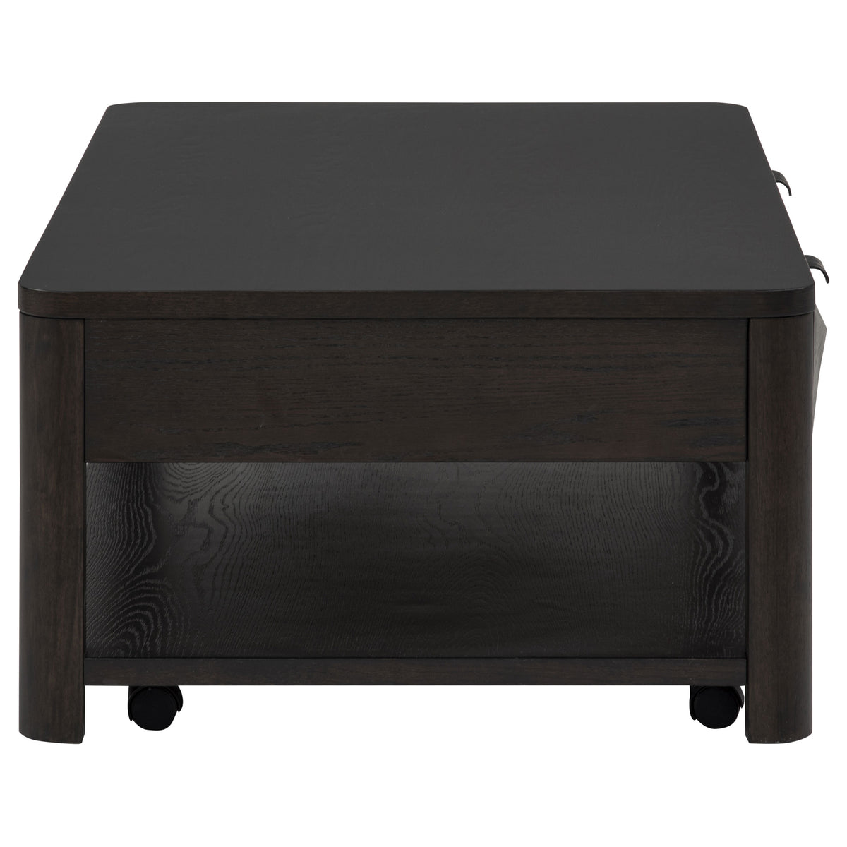 Marcelo Wood Coffee Table with 2 Drawers and Shelf
