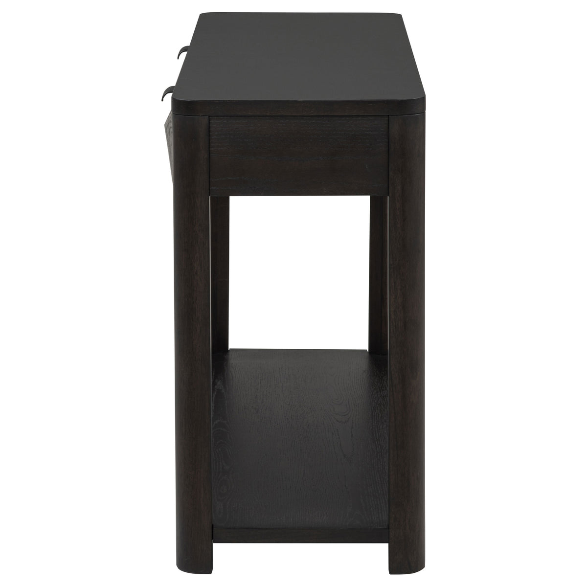 Marcelo Sofa Console Table with 2 Drawers and Shelf - Coffee