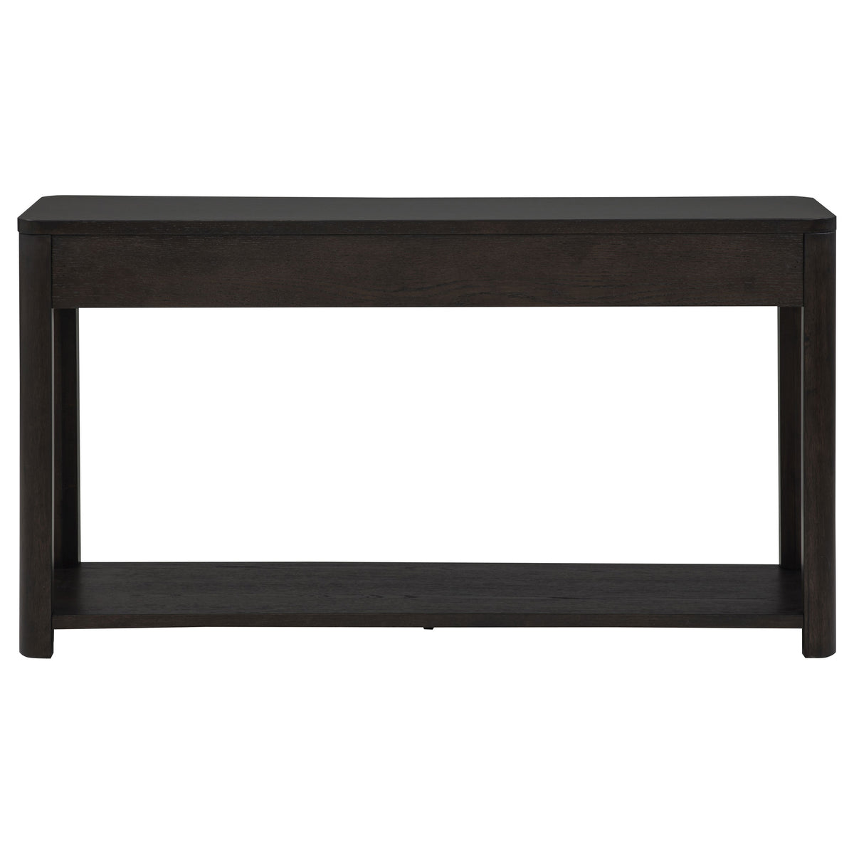Marcelo Sofa Console Table with 2 Drawers and Shelf - Coffee