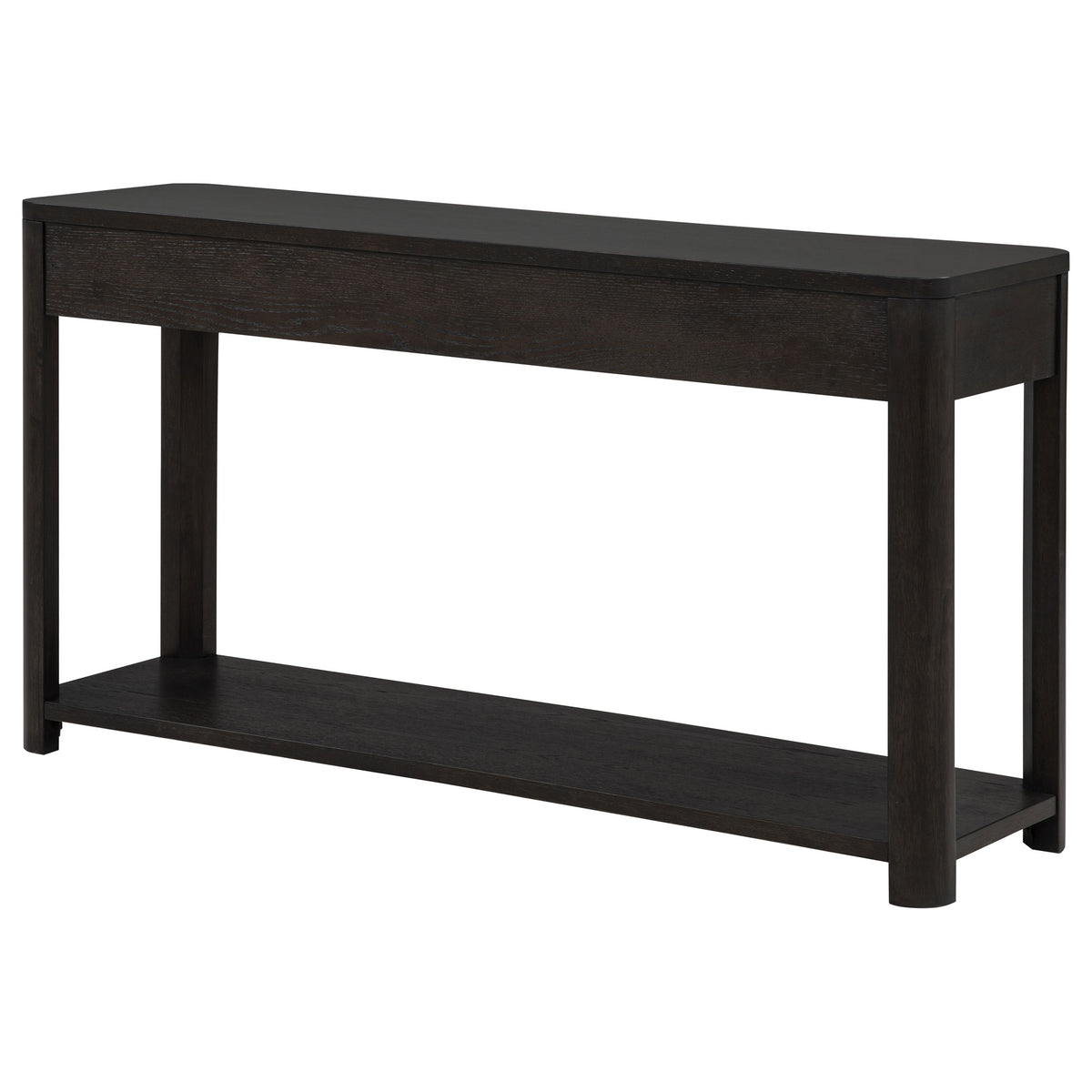 Marcelo Sofa Console Table with 2 Drawers and Shelf - Coffee