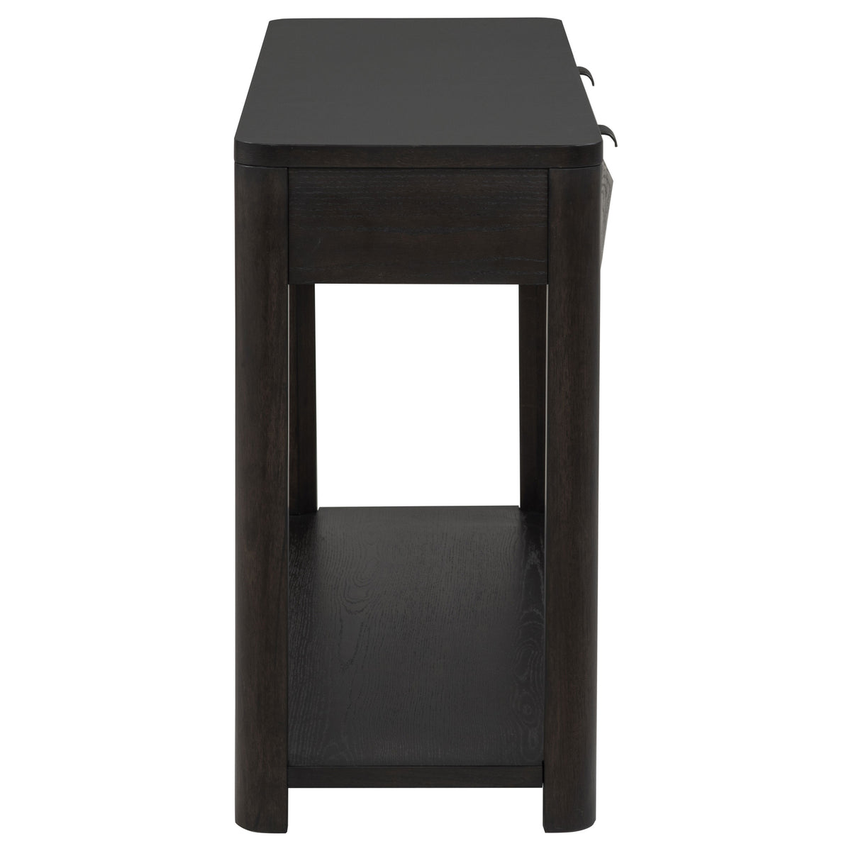 Marcelo Sofa Console Table with 2 Drawers and Shelf - Coffee