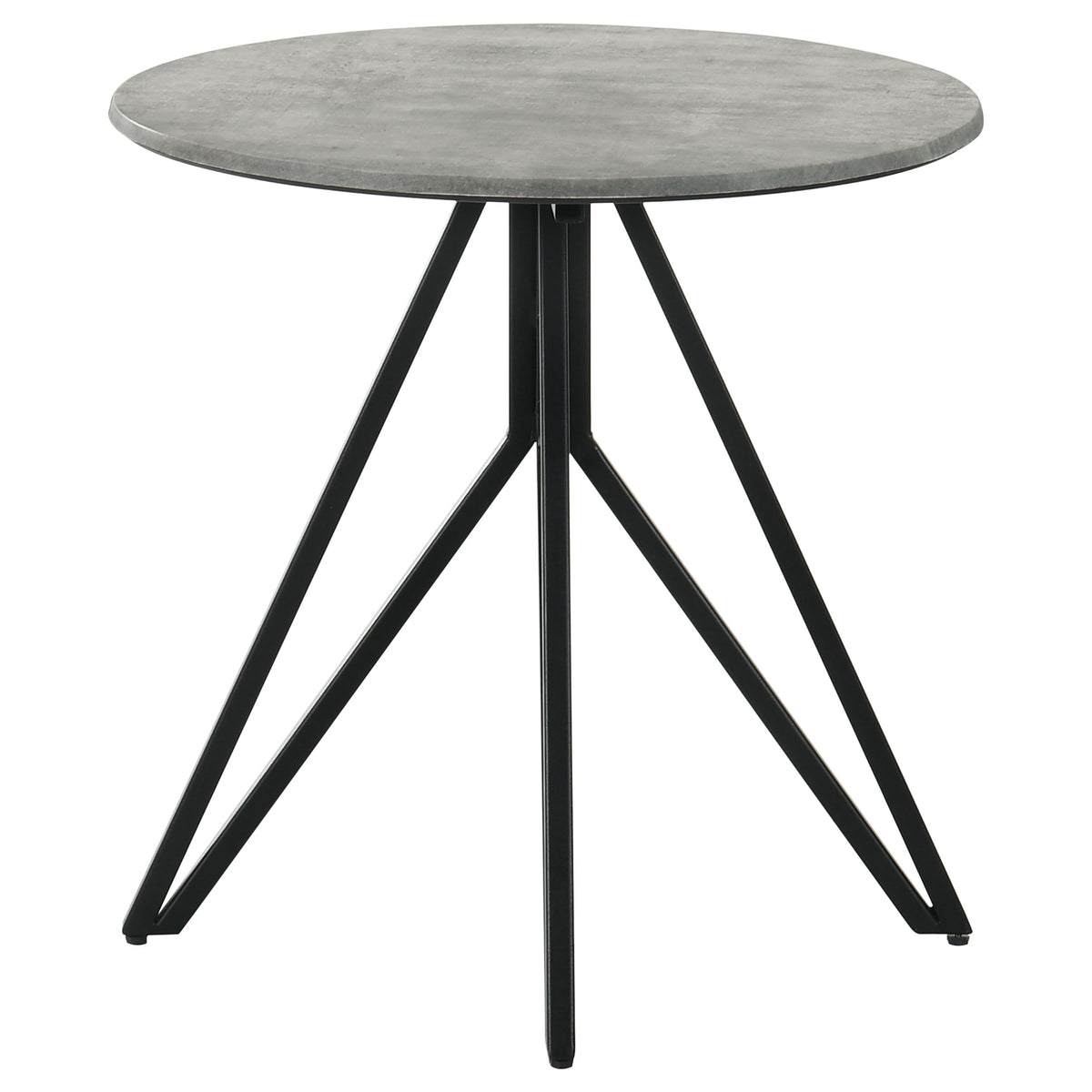 Hadi 2-piece Round SmartTop™ Coffee and End Table Set Cement