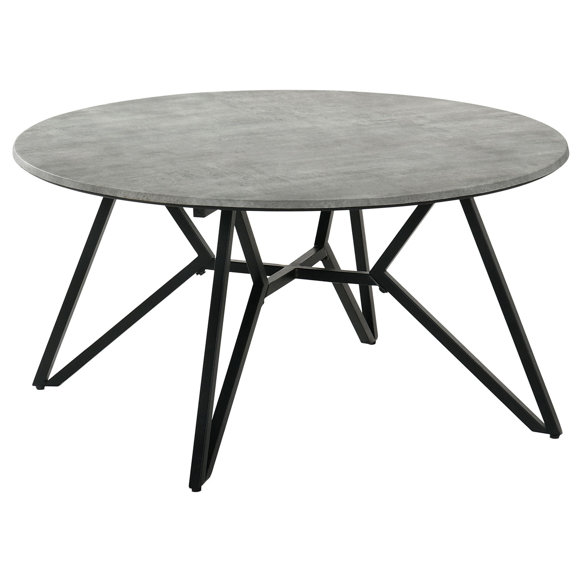 Hadi 2-piece Round SmartTop™ Coffee and End Table Set Cement