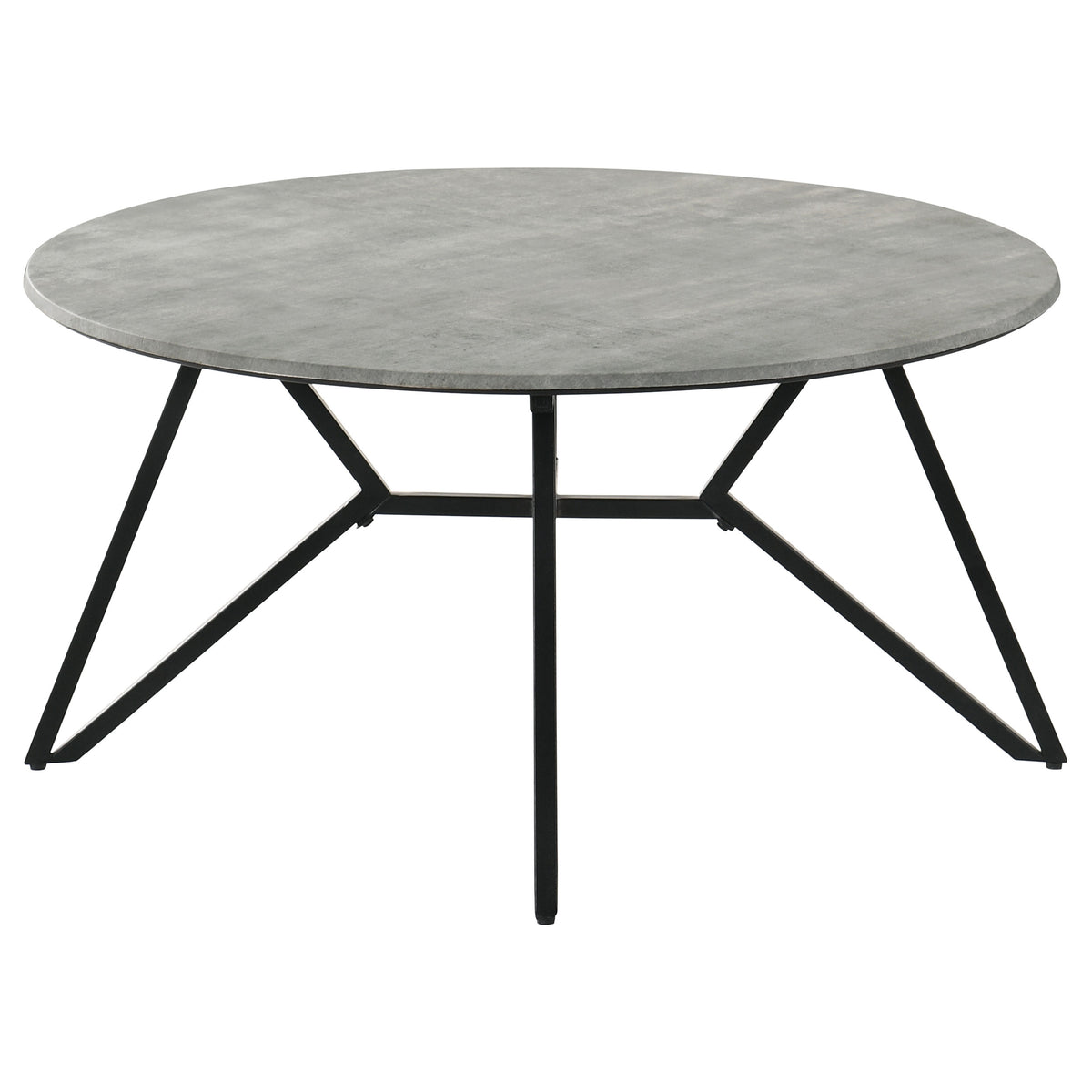 Hadi 2-piece Round SmartTop™ Coffee and End Table Set Cement