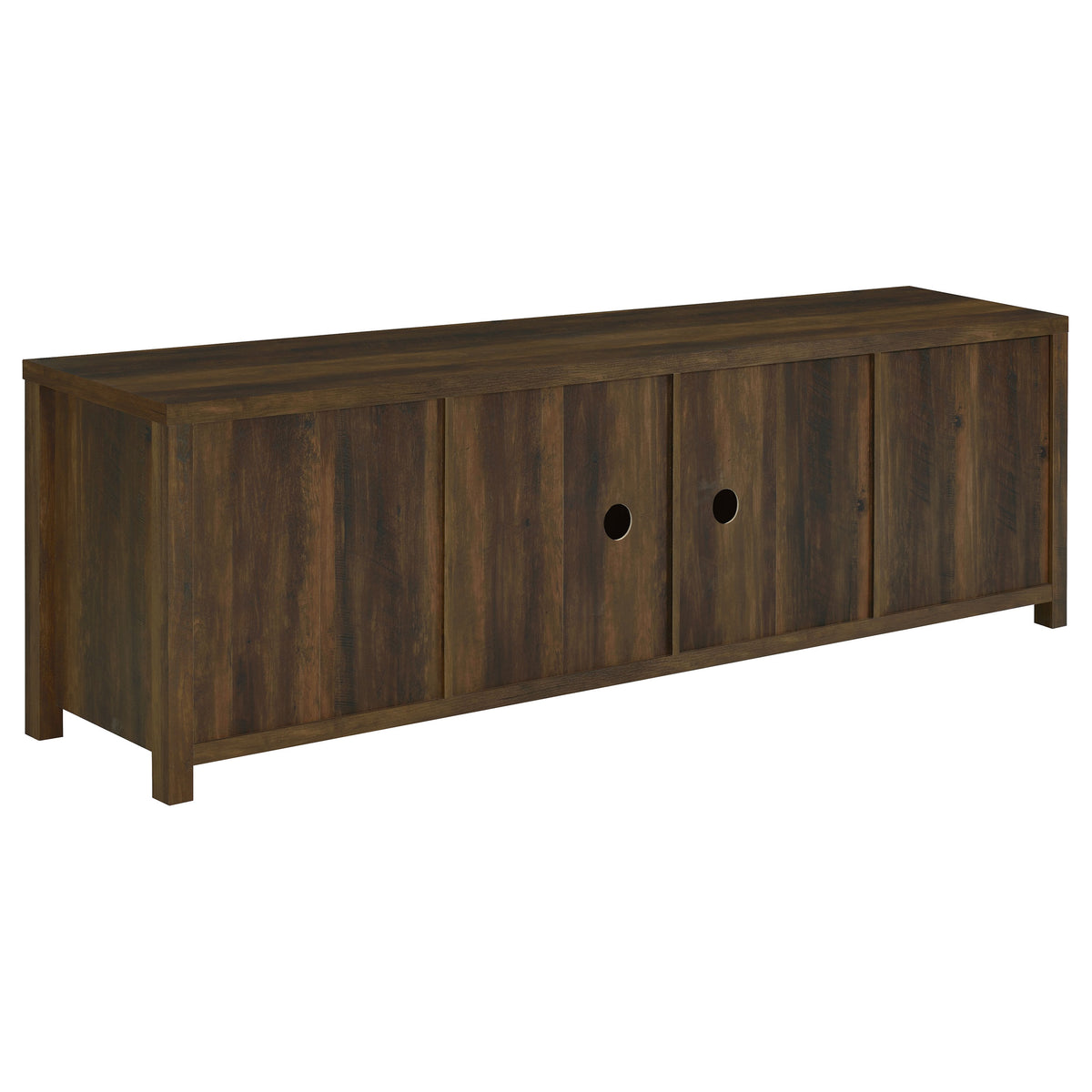Madra 2-door Engineered Wood 79-inch TV Stand Pine - Dark Pine