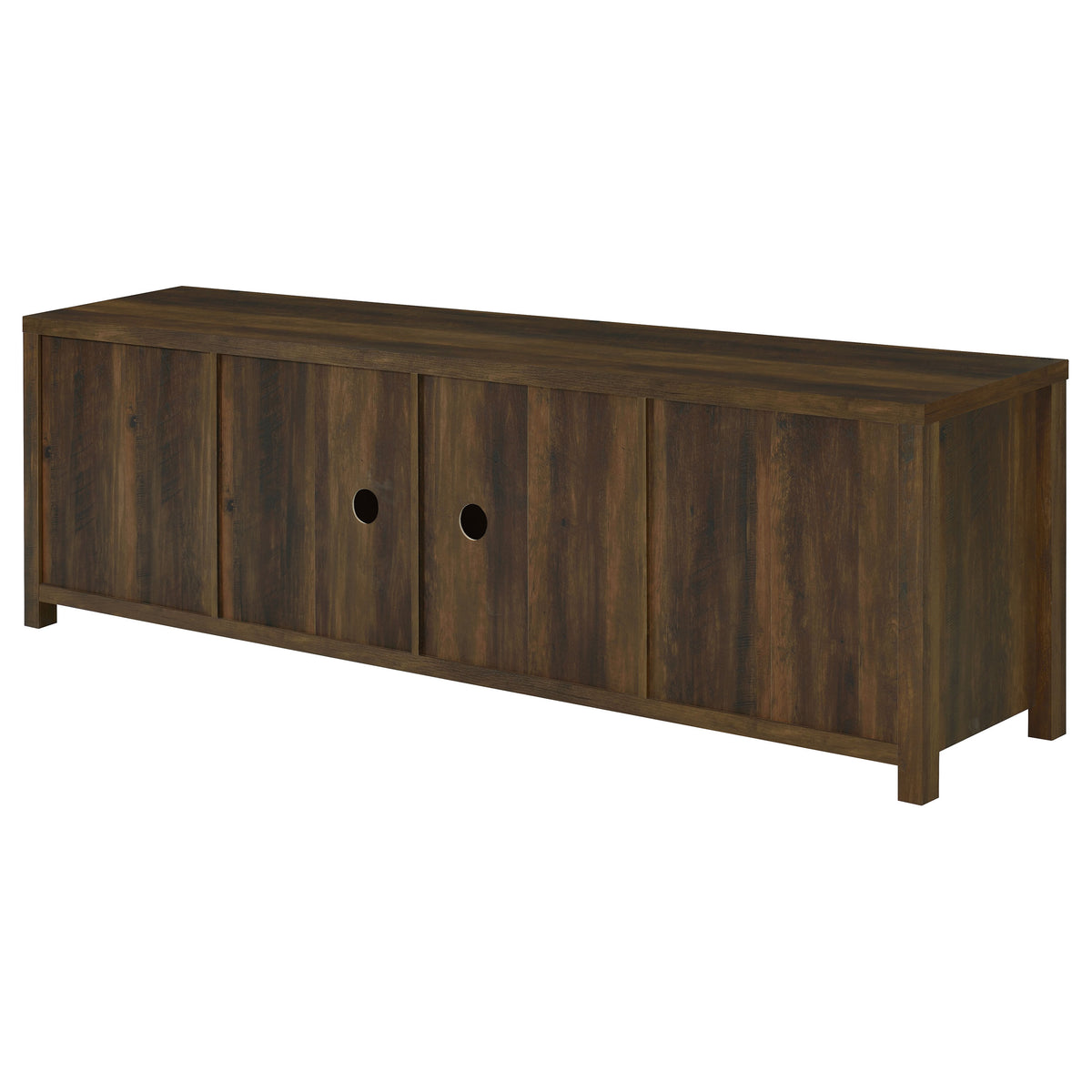 Madra 2-door Engineered Wood 79-inch TV Stand Pine - Dark Pine