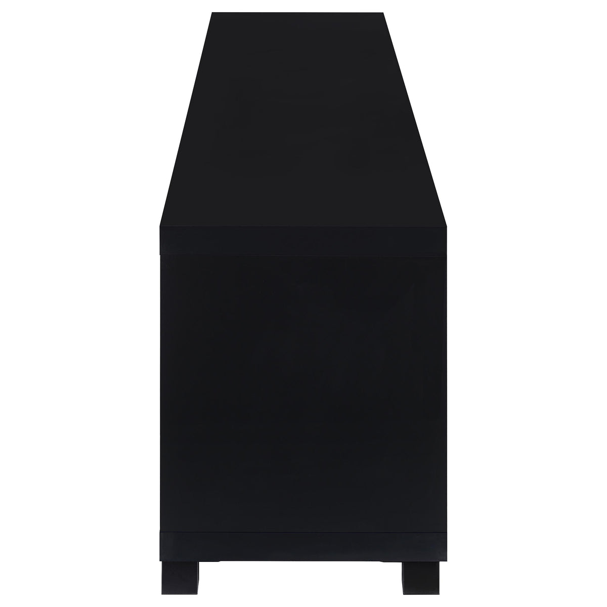 Sachin 4-door Engineered Wood 79-inch TV Stand - Black