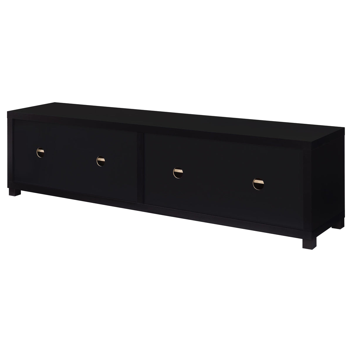 Sachin 4-door Engineered Wood 79-inch TV Stand - Black