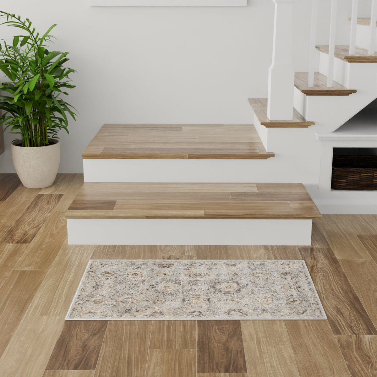 Oushak Home OUS01 Mint Rug - room scene