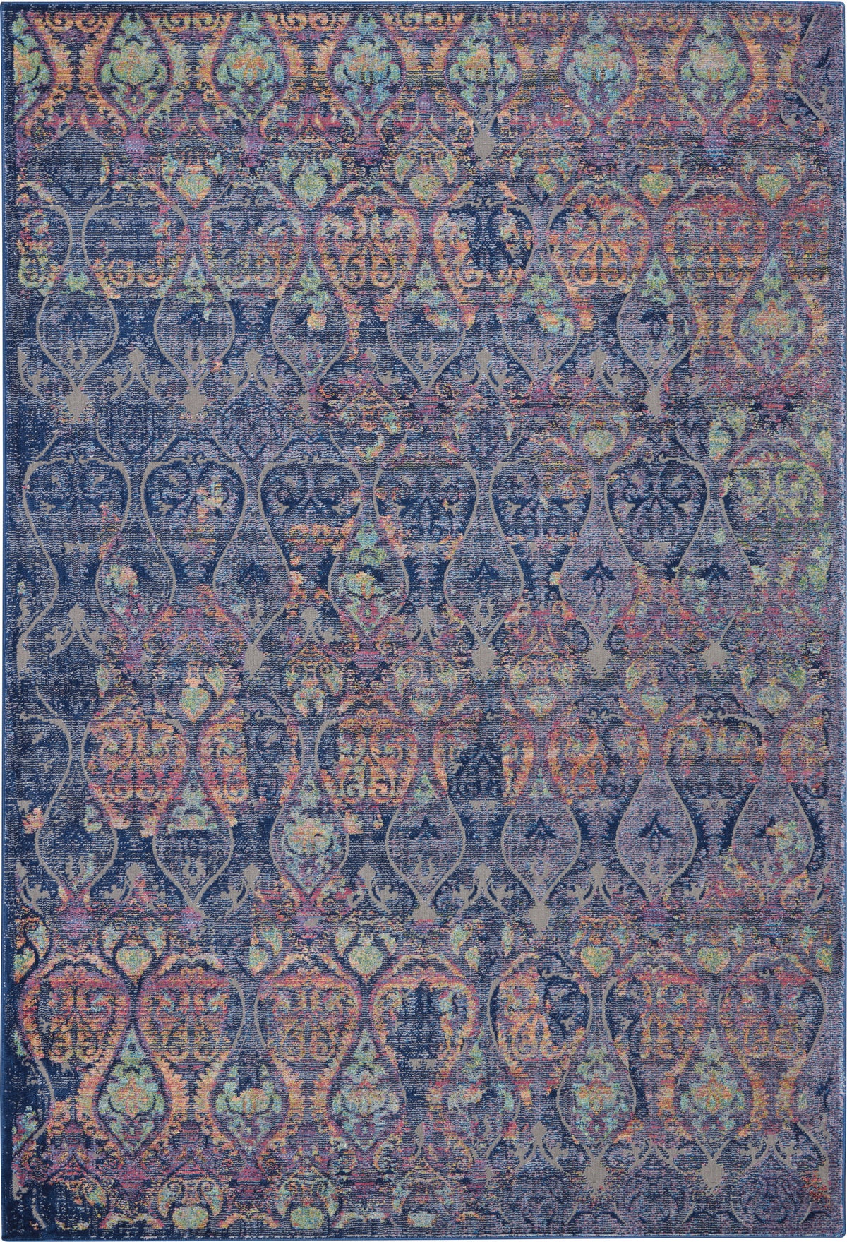 Ankara Global ANR08 Navy Multicolor Rug - Rectangle