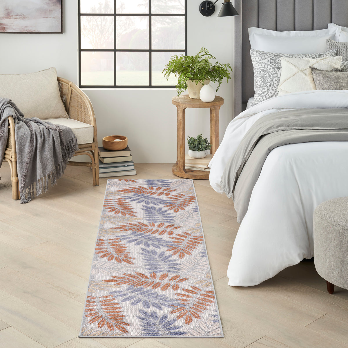 Aloha ALH18 Blue Mocha Rug - room scene