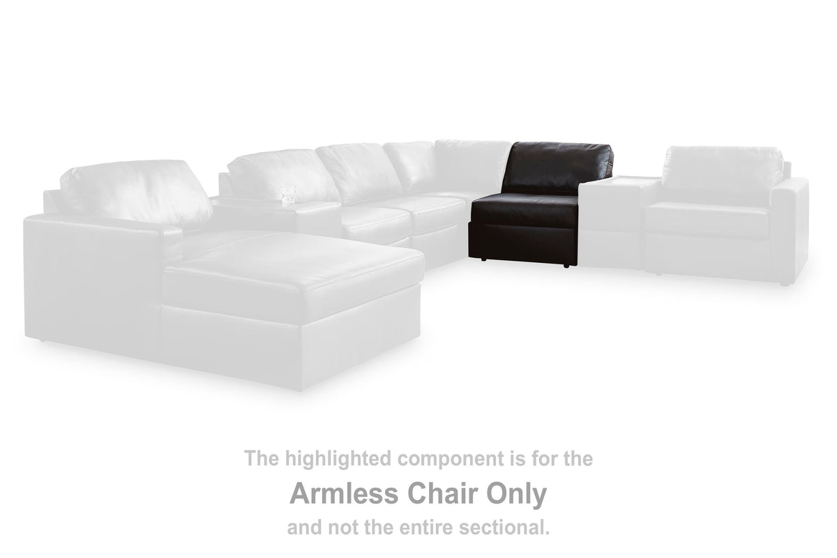 Modmax II Armless Chair Leather