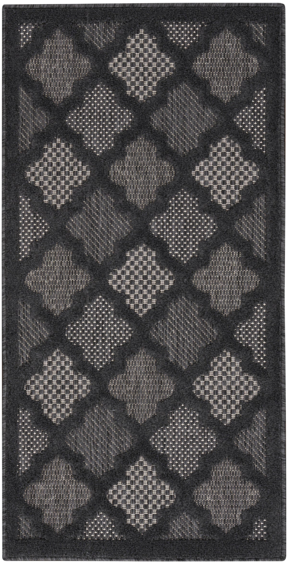 Easy Care NES01 Charcoal Black Rug - Rectangle