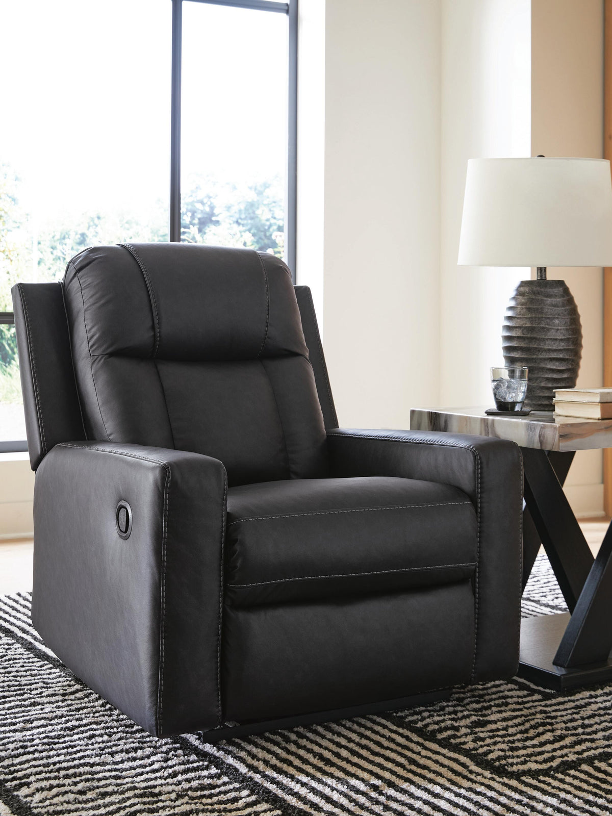 Mackmenville Zero Wall Recliner Faux Leather
