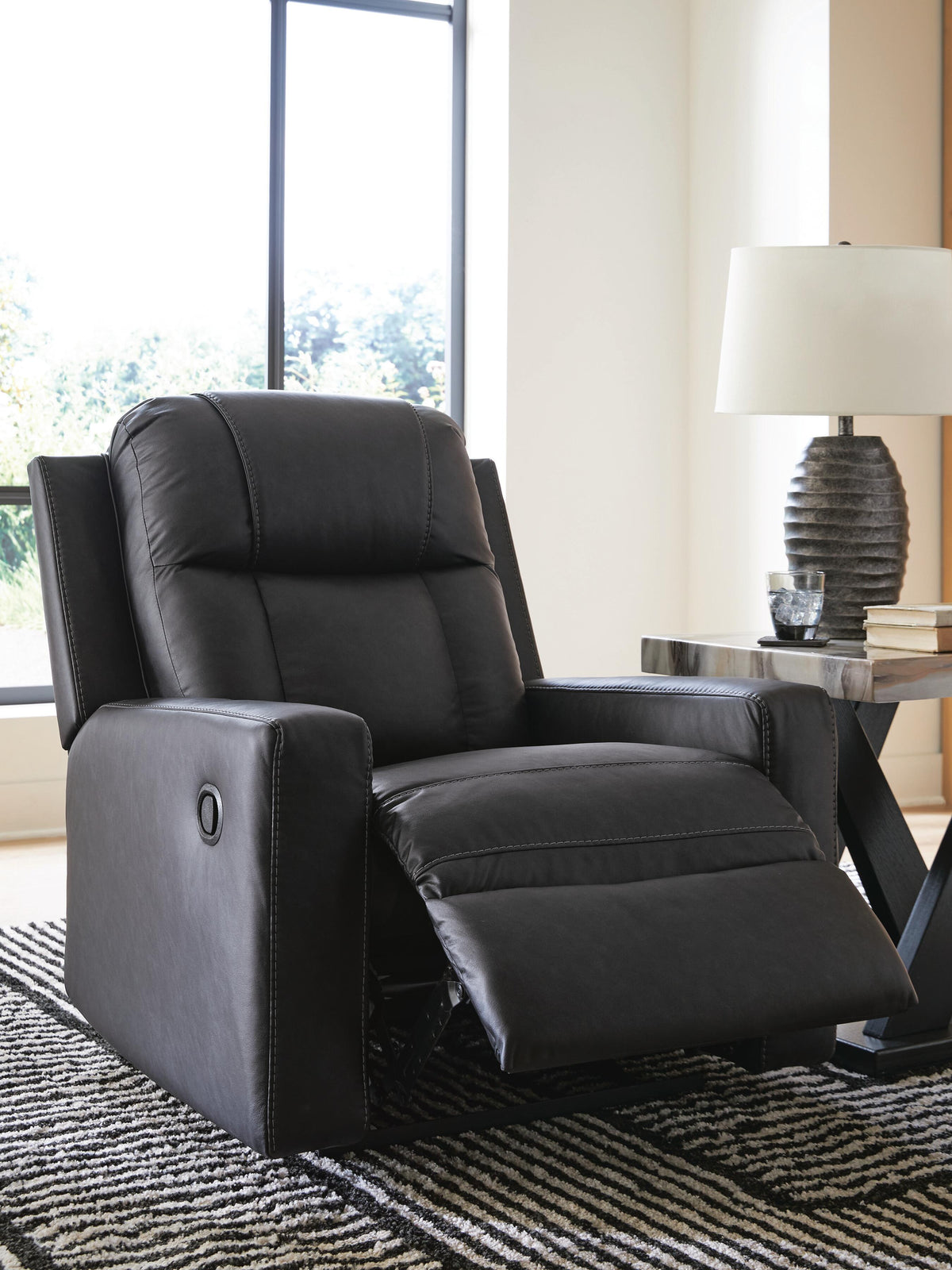 Mackmenville Zero Wall Recliner Faux Leather