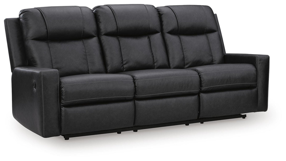 Mackmenville Reclining Sofa Faux Leather