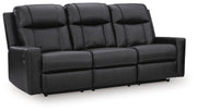 Mackmenville Reclining Sofa Faux Leather