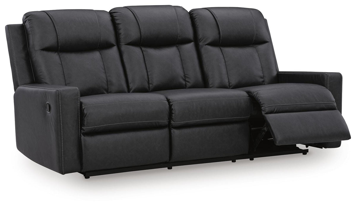 Mackmenville Reclining Sofa Faux Leather