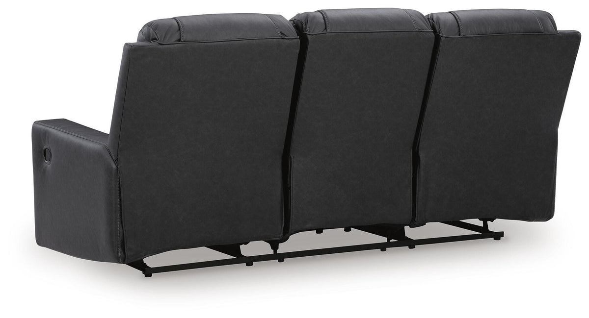 Mackmenville Reclining Sofa Faux Leather