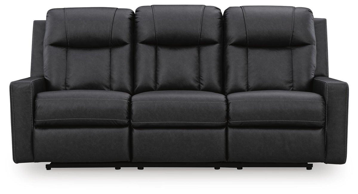 Mackmenville Reclining Sofa Faux Leather