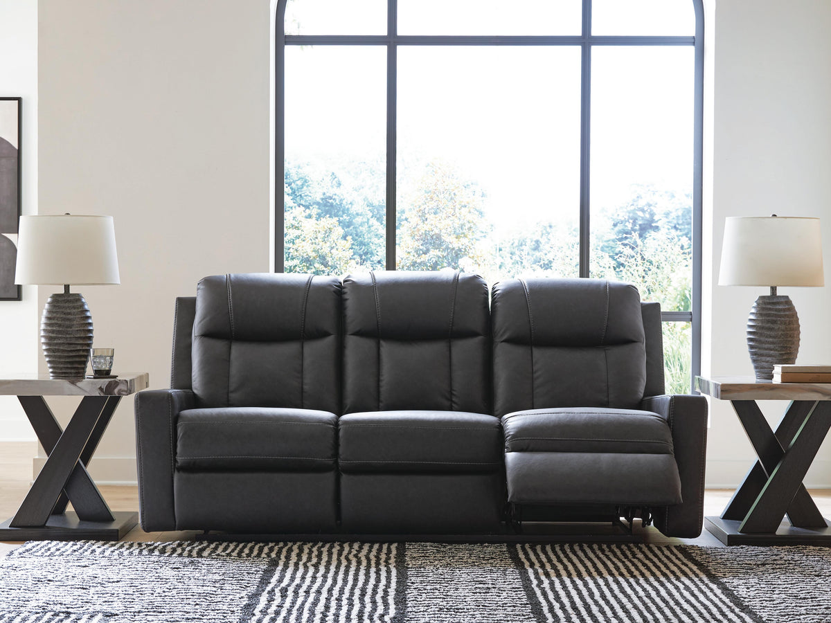 Mackmenville Reclining Sofa Faux Leather