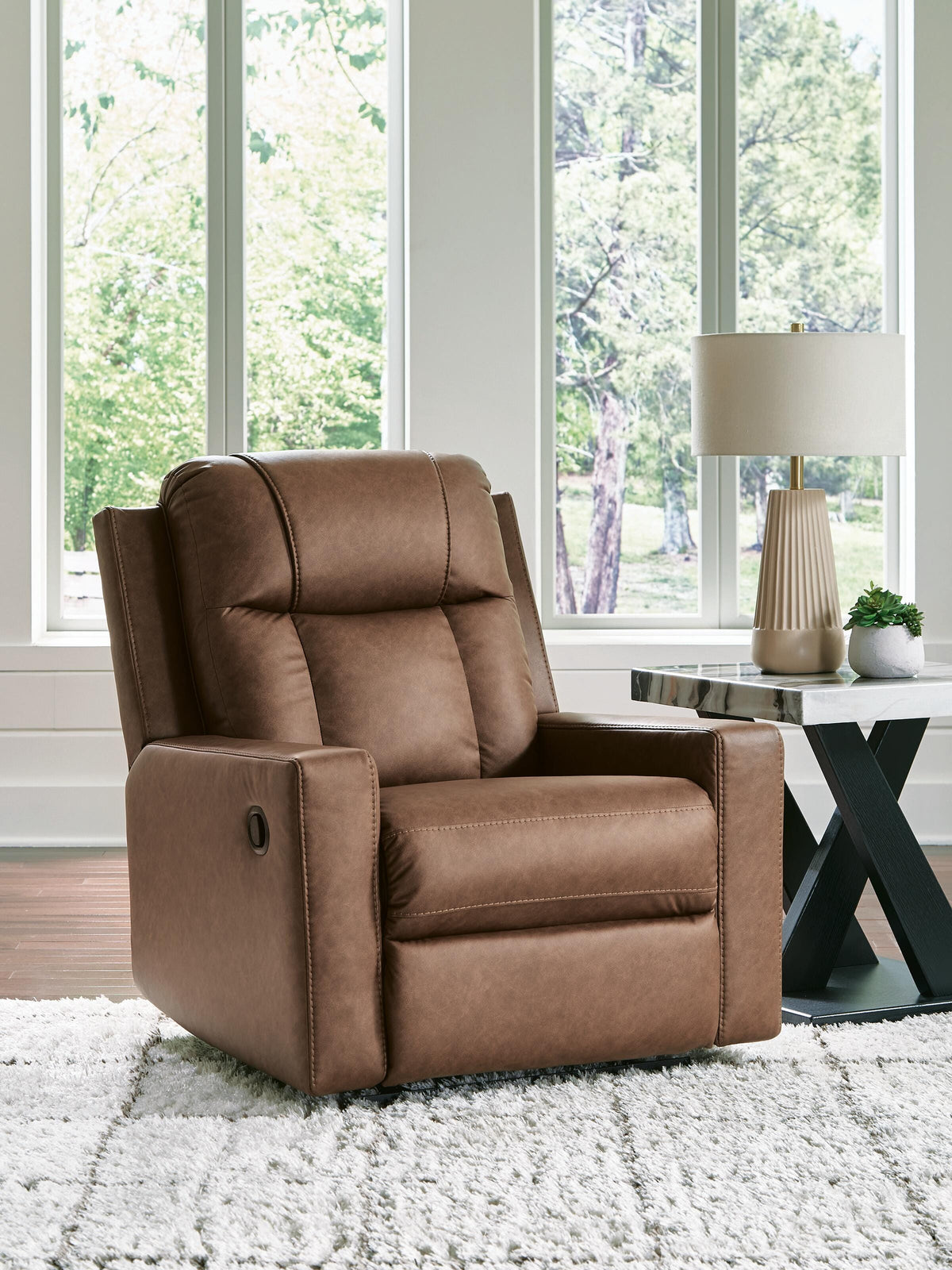 Mackmenville Zero Wall Recliner Faux Leather