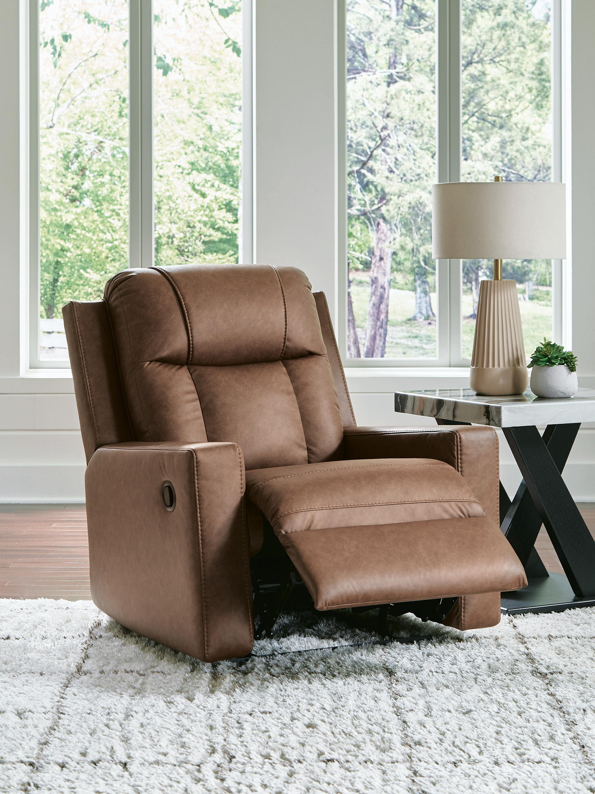 Mackmenville Zero Wall Recliner Faux Leather