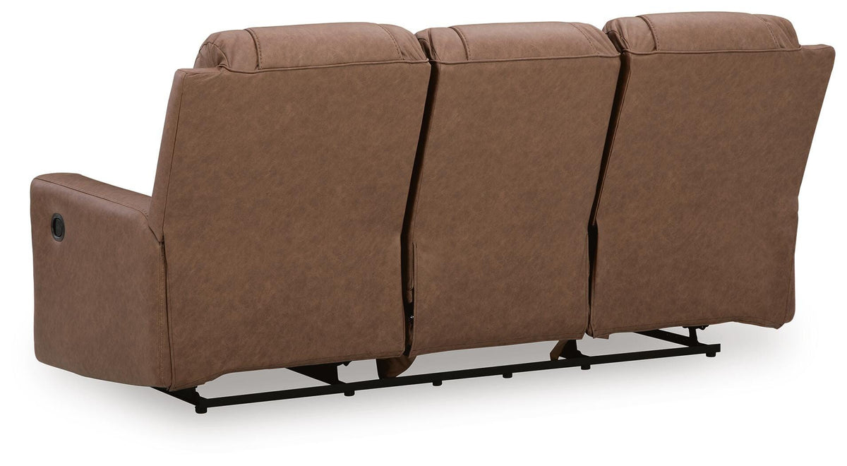 Mackmenville Reclining Sofa Faux Leather