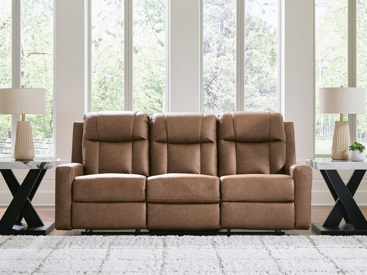 Mackmenville Reclining Sofa Faux Leather