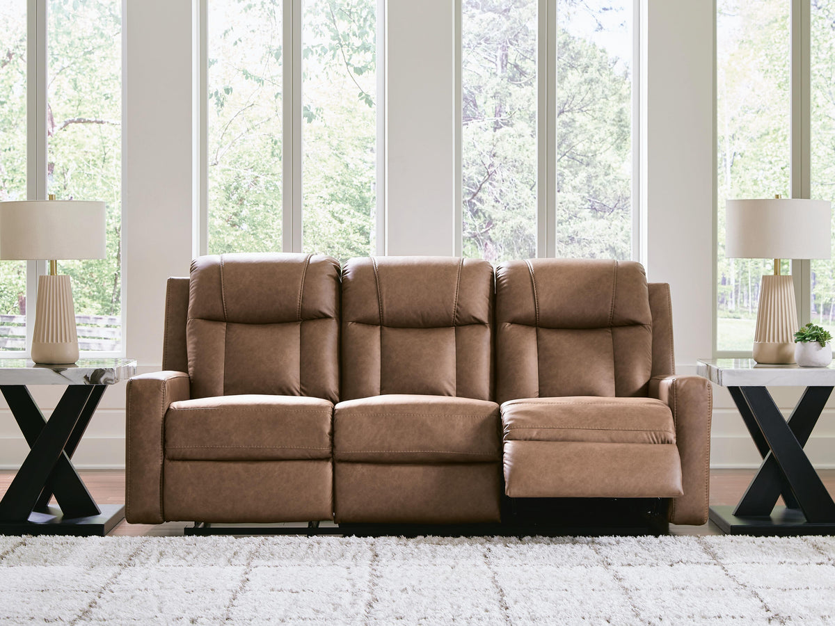 Mackmenville Reclining Sofa Faux Leather