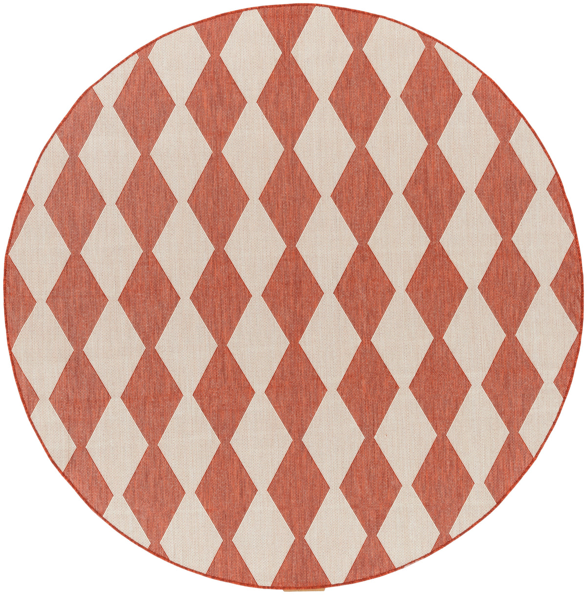 Positano POS04 Terracotta Rug - Round