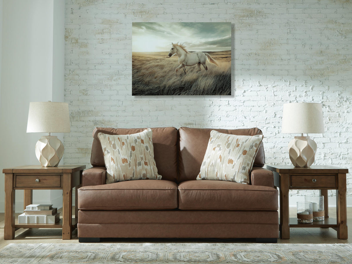 VillaCourt Loveseat Faux Leather