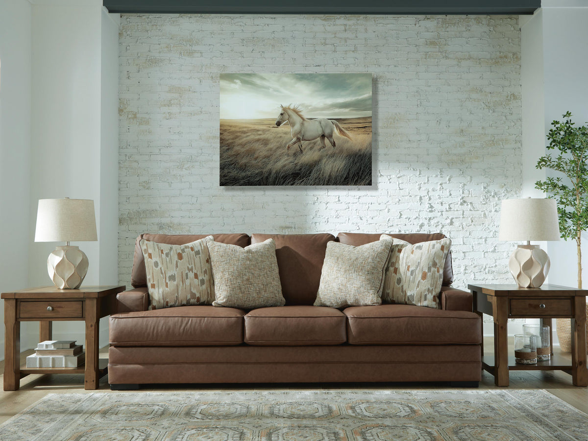 VillaCourt Sofa Faux Leather