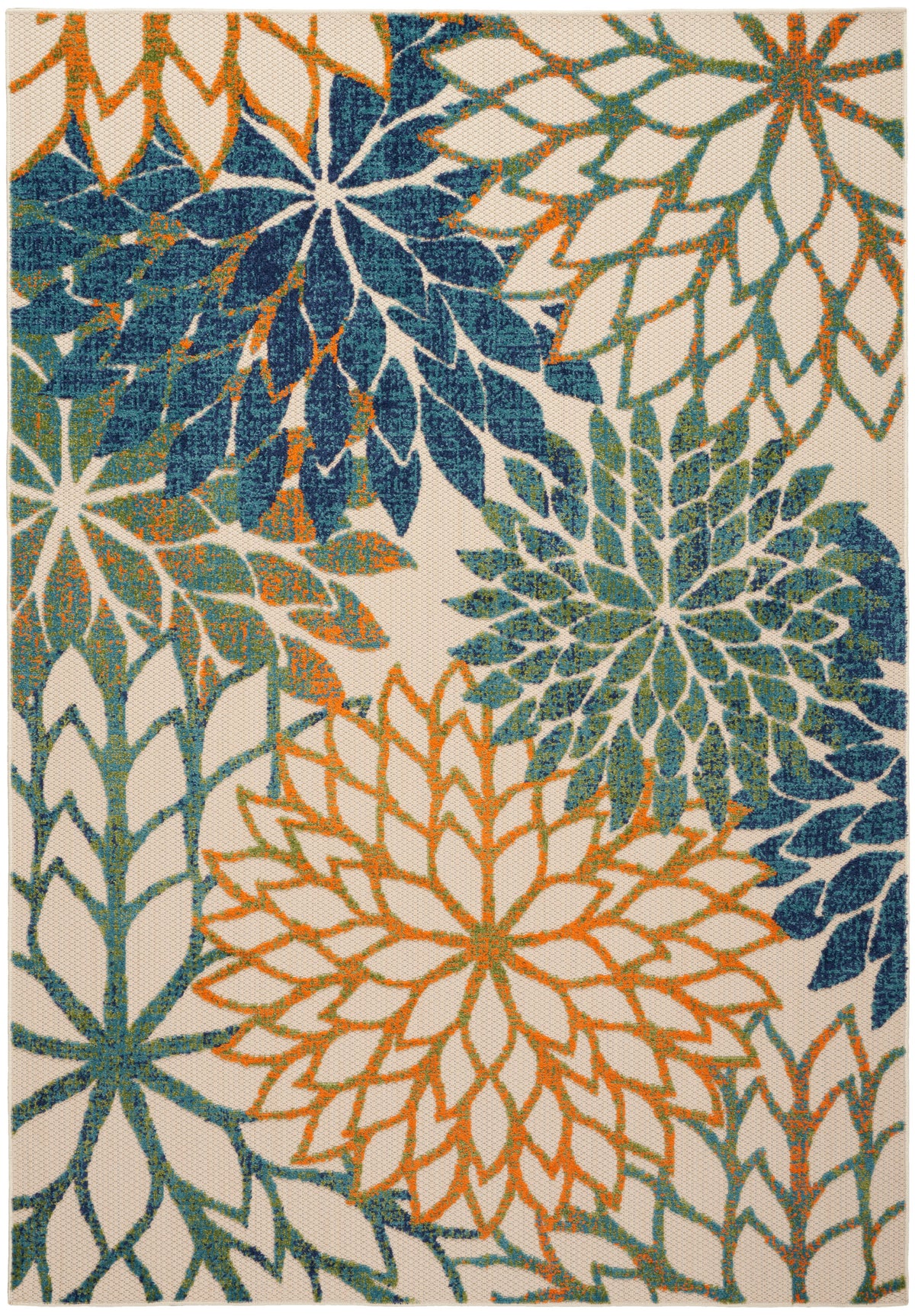 Aloha ALH05 Blue Green Rug - Rectangle