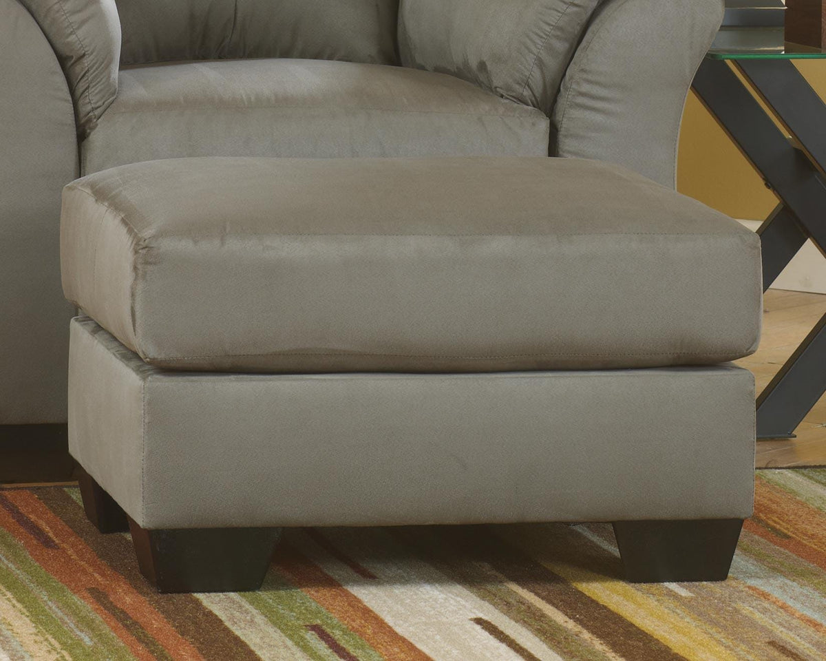 Darcy Ottoman Microfiber