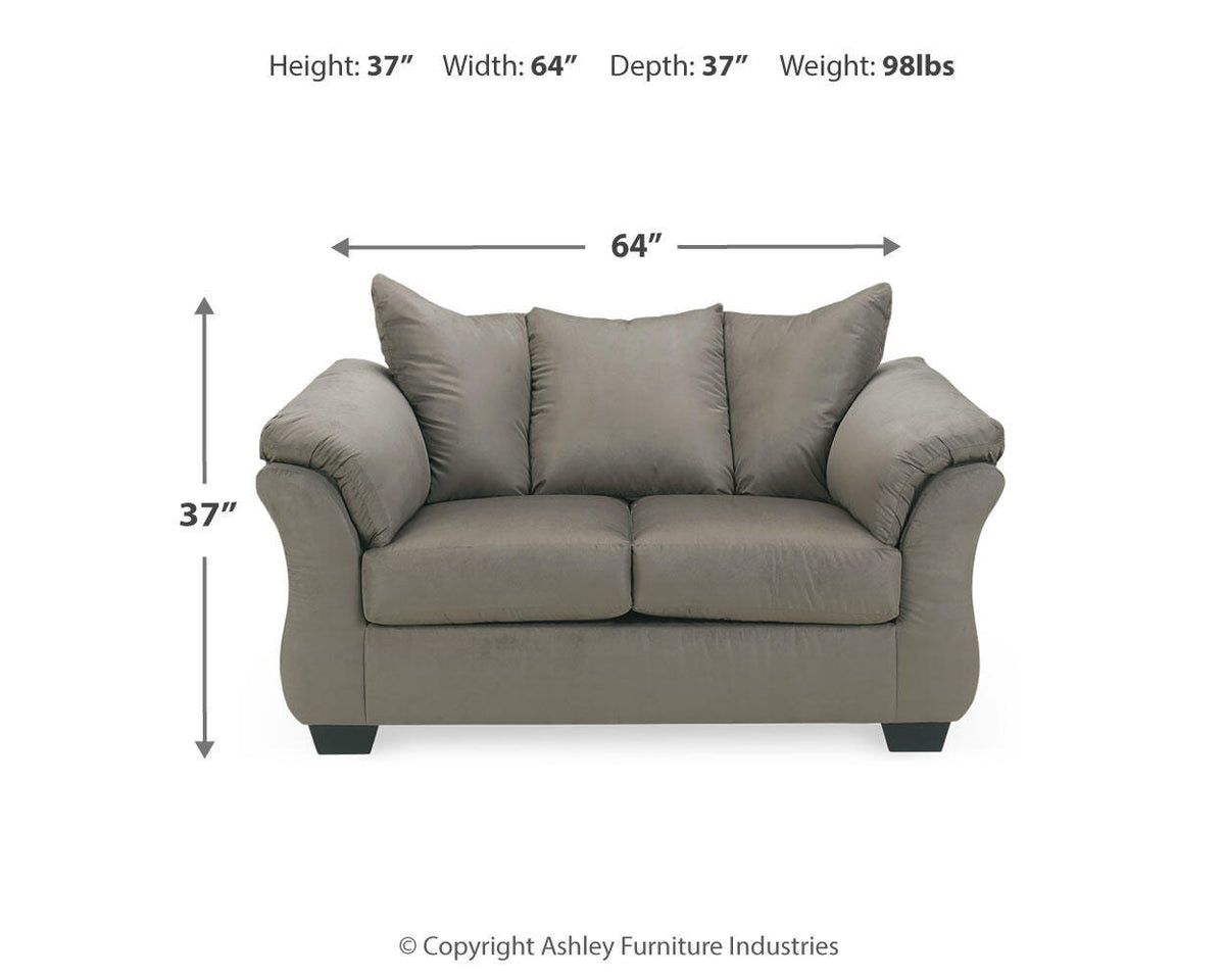 Darcy Loveseat Microfiber