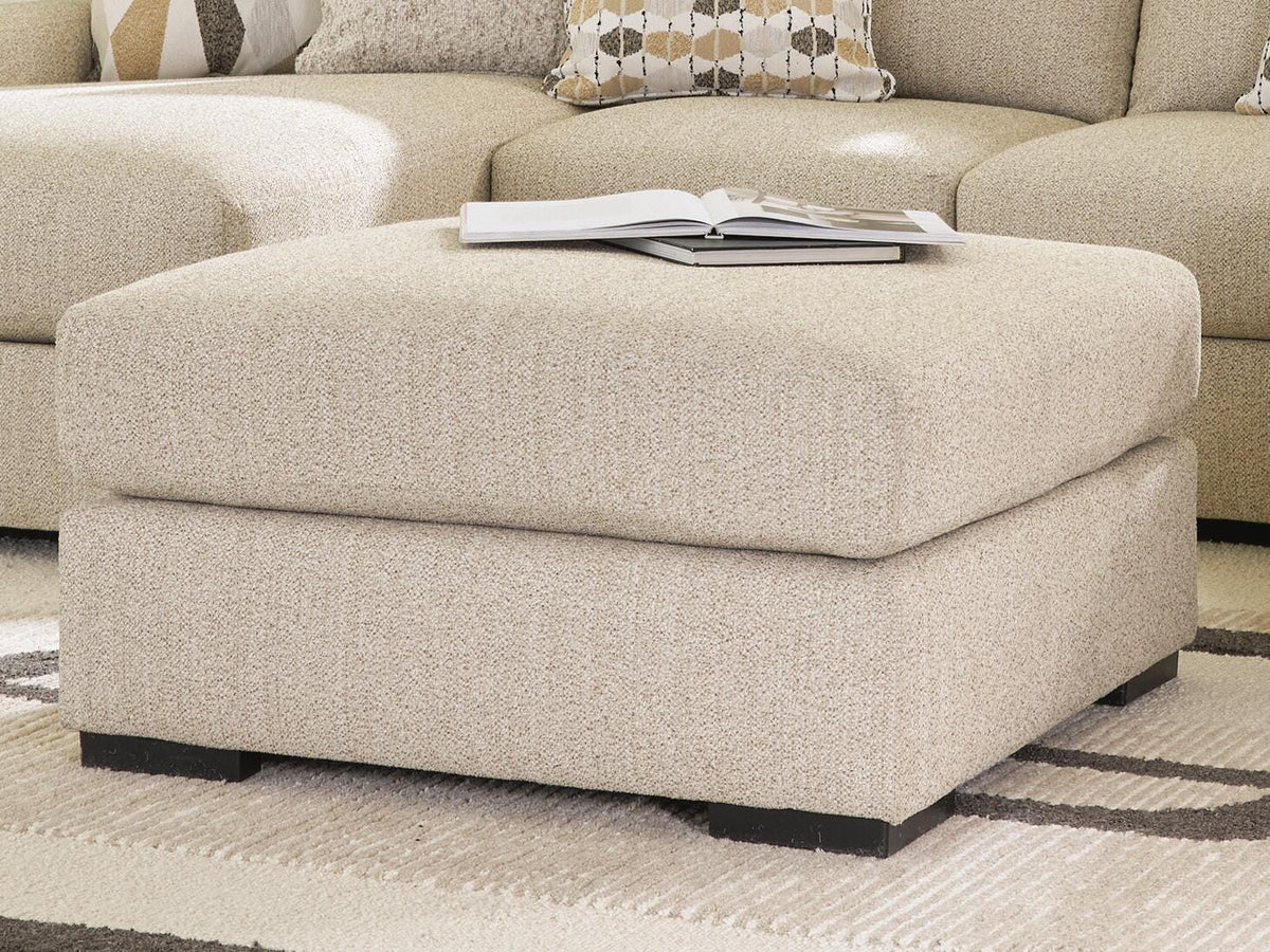 Laurelgrove Oversized Accent Ottoman Next-Gen Nuvella™ Performance Fabric Chenille