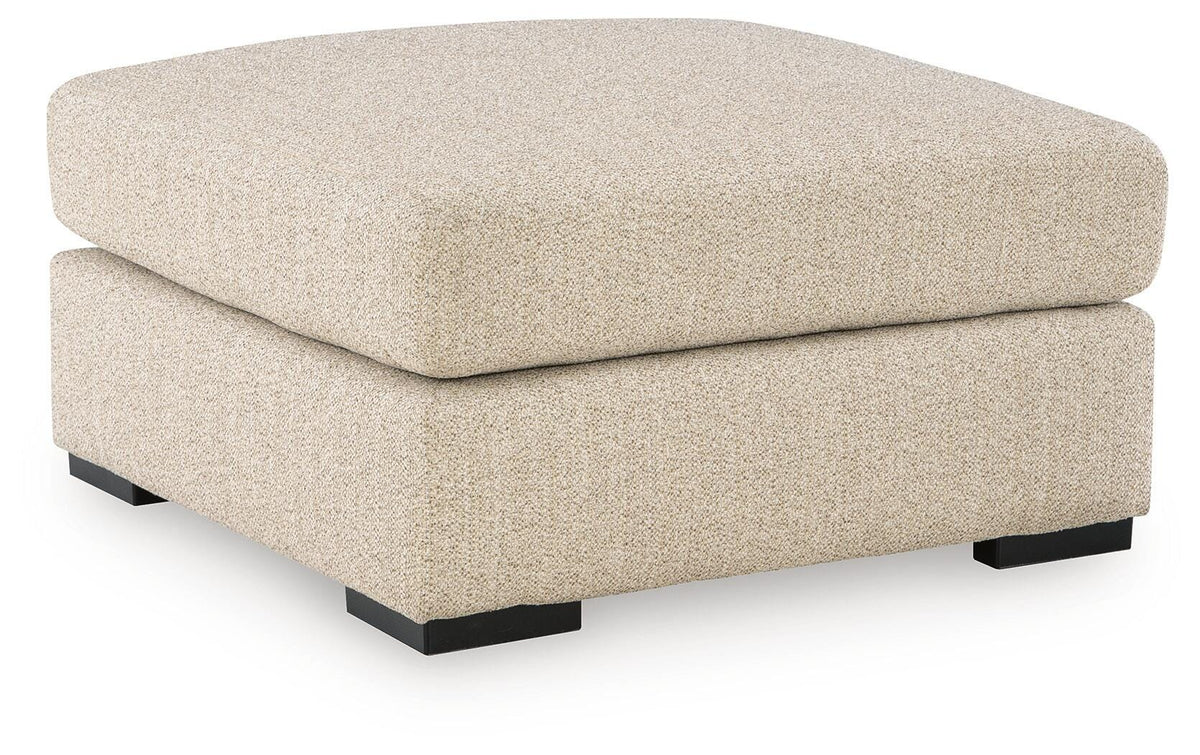 Laurelgrove Oversized Accent Ottoman Next-Gen Nuvella™ Performance Fabric Chenille