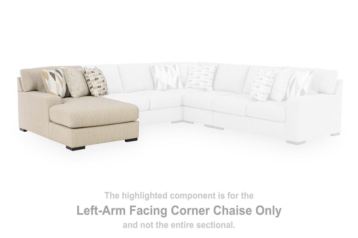 Laurelgrove LAF Corner Chaise Next-Gen Nuvella™ Performance Fabric Chenille