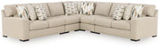 Laurelgrove 5-Piece Sectional Next-Gen Nuvella™ Performance Fabric Chenille