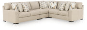 Laurelgrove 4-Piece Sectional Next-Gen Nuvella™ Performance Fabric Chenille