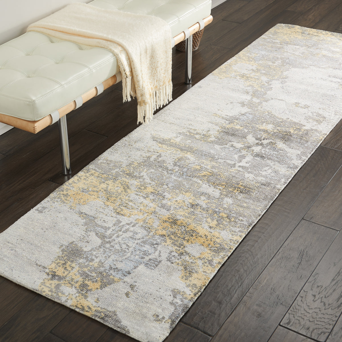 Safari Dreams KI371 Ivory Gold Rug - room scene