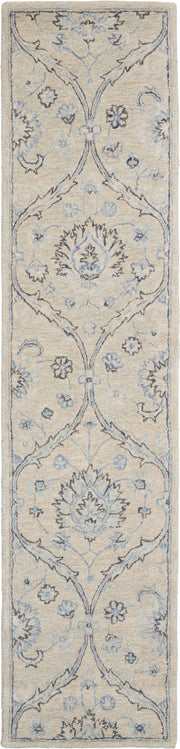 Jazmine JAZ03 Ivory Blue Rug - Runner