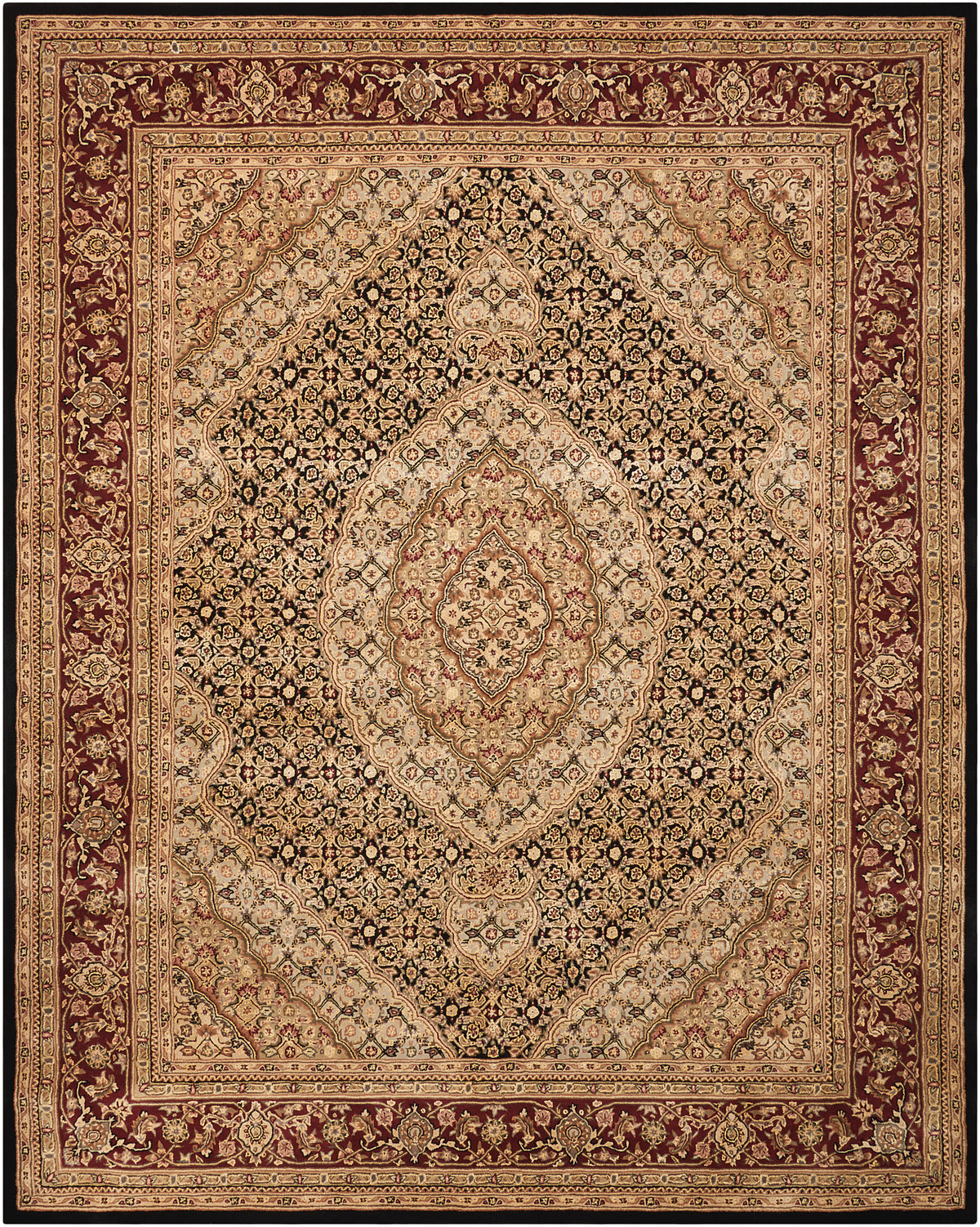 Nourison 2000 2240 Black Rug - Rectangle